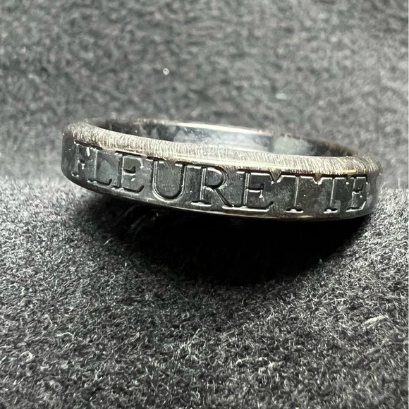 FLEURETTE Black Loro Piana Wool Long 3 Button Women's Coat Size 12 Made in USA - Picture 6 of 11